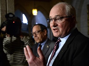 Liberal MP Wayne Easter  (r) still isn't satisfied with oversight in the anti-terror bill.