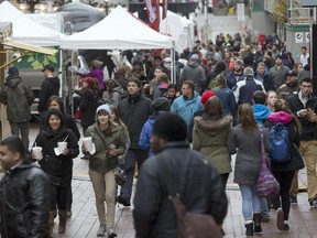 Hundreds of people braved the rain for the First ever Ottawa Poutine Festival.