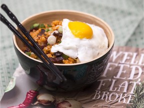 Kim-chi Fried Rice from Emily Wight's new book Well Fed, Flat Broke. (Pat McGrath / Ottawa Citizen)