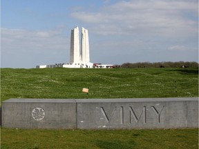 An official ceremony to commemorate the 97th anniversary of the battle of Arras and Capture of Vimy Ridge was held at the Canadian National Vimy Memorial, in Vimy, northern France, Wednesday, April 9, 2014.
