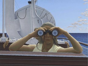 Details of Alex Colville's 
To Prince Edward Island, 1965, at the NGC until September 7.