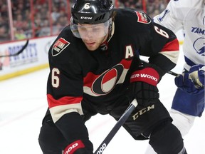 Bobby Ryan of the Ottawa Senators in action against the Tampa Bay Lightning at Canadian Tire Centre in Ottawa, April 2, 2015.