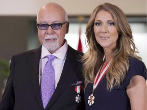 By the end of last year, about 15 per cent of all Order of Canada recipients were performers such as singers Céline Dion, shown with her husband, Rene Angelil, after both were invested in the Order in 2013.