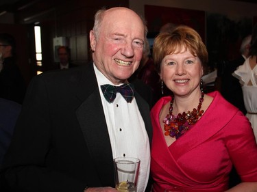 Clifford Parfett attended the Royal Commonwealth Society dinner with his daughter, Ontario Superior Court Justice Julianne Parfett,on Tuesday, April 7, 2015.