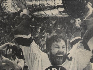 Denis Potvin with the Stanley Cup in 1980.
