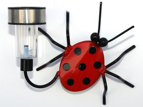 Ladybug solar light by metal workers Michael McNeil, Steve Peitens and Andrew Shoemaker, who are exhibiting at the Originals show this weekend.