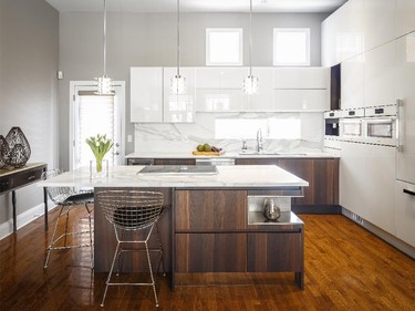 Julia Enriquez of Astro Design Centre took first place in the category of kitchen: contemporary/modern, $75,000 and up.