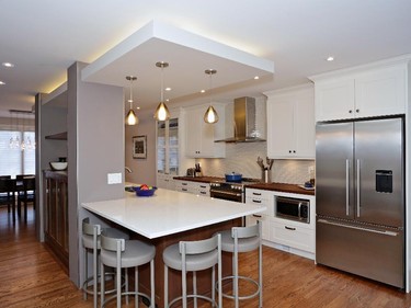 Brent Young of CKC Group Ltd. took first place in the category of kitchen: classic/traditional, $40,000 to $74,999.