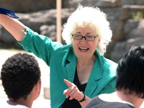 A file photo of Janet Irwin directing one of her countless theatre productions in Ottawa. Irwin wins the 2015 Victor Tolgesy Award for her contribution to the arts in the city. (Photo Bruno Schlumberger, Ottawa Citizen)
