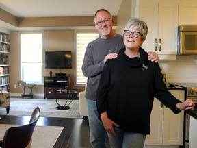Dan and Janice Kennedy downsized from a four-bedroom home to a condo at Petrie’s Landing II. Janice says now that if she were to do it again, she would do more research.