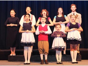 A scene from Lester B Pearson Catholic High School's Cappies production of The Sound of Music.