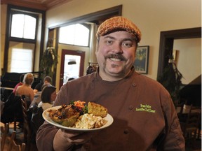 Bruce Enloe, chef-owner at  the Branch Restaurant in Kemptville, is serving up some music too.