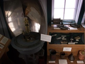 West Point Light House  has been turned into an inn. Some of the lighthouse exhibits at the lighthouse museum on display in 2005.