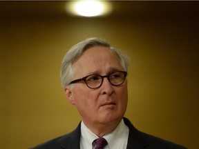 Richard Fadden, National Security Advisor to the Prime Minister, appears at Senate national security and defence committee hearing witnesses on Bill C-51 in Ottawa on Monday, April 27, 2015.