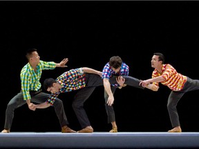 Scene from the Ballet de l'Opera de Lyon's production of Sarabande (choreography by Benjamin Millepied) in 2010.