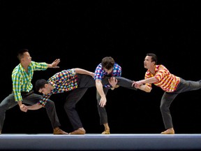 Scene from the Lyon Opera Ballet's production of Sarabande (choreography by Benjamin Millepied).