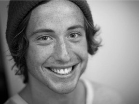 Skateboarder Charlie Bowins