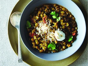 Spiced braised lentils. Reprinted from Food52 Genius Recipes Copyright (c) 2015 by Kristen Miglore. Published by Ten Speed Press, a division of Random House, LLC, a Penguin Random House Company.