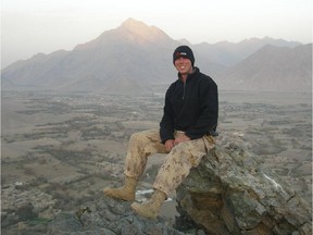 Stuart Langridge takes a break in Afghanistan during a 2004-2005 deployment to that country (family photo). He later committed suicide.