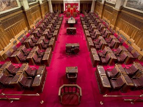 The Senate chamber.