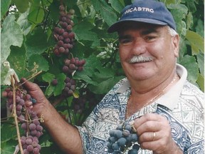 Ugo Arturo Nicastro had a passion for wine-making and even used some of the grapes from the wall of vines he grew in his backyard garden in Carleton Heights.