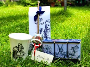 Kitchenalia is giving away a gift basket  containing two Whittard porcelain mugs at a free Mad Hatter Tea Party May 2.