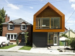 A 2014 infill home in Old Ottawa South: New rules place more restrictions on building design and dimensions.