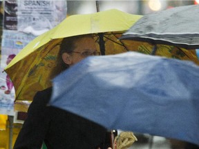 A rainfall warning is in effect for the Ottawa area.