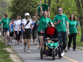 The Ottawa Police Service with Rideauwood Addiction and Family Services for their 15th Annual ‚Footsteps for Recovery‚ Walkathon, which raises funds to improve treatment for people with addiction and concurrent mental health issues. Over 100 people participated in Saturdays walk from the Ron Kolbus Centre, Britannia Beach.