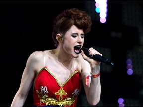 INDIO, CA - APRIL 10:  Singer Kiesza performs onstage during day 1 of the 2015 Coachella Valley Music & Arts Festival (Weekend 1) at the Empire Polo Club on April 10, 2015 in Indio, California.