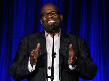 American comedian Darryl Lenox had the crowd laughing throughout the night as host of a cabaret fundraiser for Reach Canada, held at the St. Elias Centre on Wednesday, May 20, 2015.