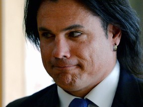 Suspended senator Patrick Brazeau arrives at court in Gatineau, Que., on Tuesday.