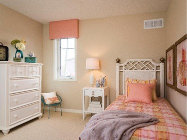 The third bedroom in the Vail 2 is done up as a child’s bedroom.