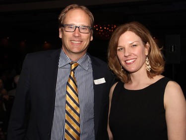 Criminal defence lawyer James Foord and Erin McNamara, senior will and estate planner with Scotia Private Client Group, co-chaired the organizing committee for Reach Canada's second annual cabaret fundraiser held at the St. Elias Centre on Wednesday, May 20, 2015. (