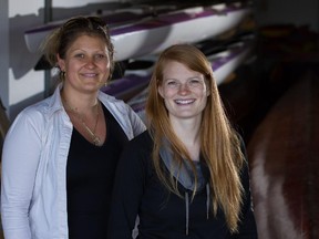 L-R Dominika Duris and Emily Mountjoy volunteer co-ordinators of the Ottawa Dragon Boat Festival.