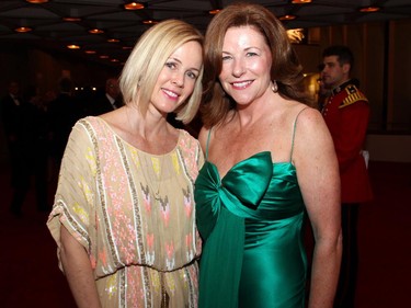 From left, Henrietta Southam, daughter of NAC founder Hamilton Southam, and Sheila O'Gorman at the National Arts Centre on Saturday, May 30, 2015, for the Governor General's Performing Arts Awards Gala tribute show.