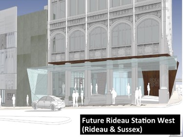 Future Rideau Station West (Rideau & Sussex streets).