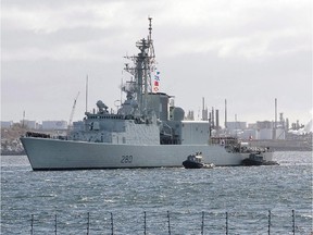 HMCS Iroquois, shown here in 2008, was decommissioned Friday.