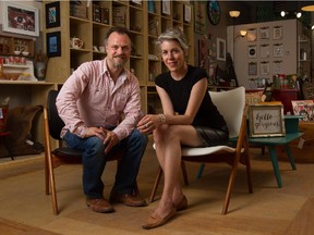 Ken McKay and Stephanie Halin refurbish old furniture and sell it in their store, Up'Dated Furniture & Vintage in Hintonburg.
