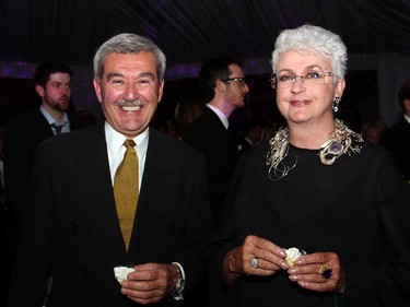 Kevin MacLeod, Secretary to the Queen of Canada, with Helena Mundell at the VIP afterparty for the Governor General's Performing Arts Awards Gala, held at the National Arts Centre on Saturday, May 30, 2015.