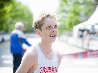 Lucas McAneney was the second Canadian male to finish the marathon at Tamarack Ottawa Race Weekend, Sunday, May 24, 2015.