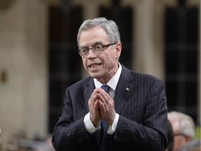 Finance Minister Joe Oliver in Question Period.