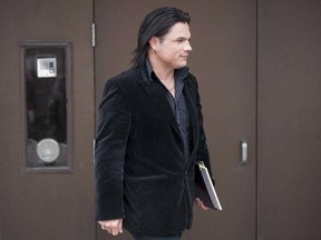 Suspended Sen. Patrick Brazeau visited the courthouse during the trial for suspended senator Mike Duffy in April.
