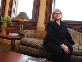 Privy Council Clerk Janice Charette in her office, April 29, 2015.  (Jean Levac/ Ottawa Citizen)