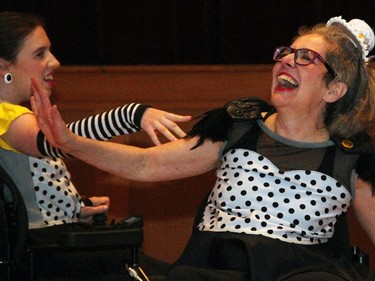 Propeller Dance Company, which creates and performs pieces for dancers with and without disabilities, was part of a cabaret fundraiser for Reach Canada, held at the St. Elias Centre on Wednesday, May 20, 2015.