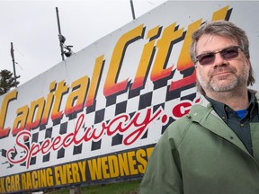 Russell Drummond is general manager of  George Drummond Holdings, owner of Capital City Speedway. The race track may be forced to shut down this year as attendance declines.