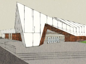Plans for the Canada Science and Technology Museum's façade, which is expected to reopen in 2017.