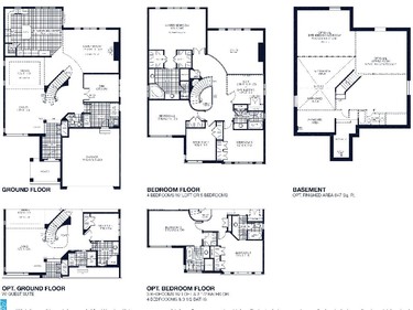 The Menlo Park is a four-bedroom two-storey single (five if you convert the loft) with 3,301 square feet plus a bonus 647-square-foot finished games room in the basement.