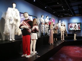 FILE - In this May 28, 2015 file photo released by Premier Exhibitions, costumes worn by the cast of &ampquot;Saturday Night Live,&ampquot; are displayed at the &ampquot;Saturday Night Live: The Exhibition,&ampquot; in New York. Located on Manhattan&#039;s Fifth Avenue a dozen blocks south of &ampquot;SNL&#039;s&ampquot; home at 30 Rockefeller Plaza, the exhibition is a satisfyingly immersive experience, steering visitors step by step, room to room, through the improbable yet tried-and-true process of putting together each show in just six days.