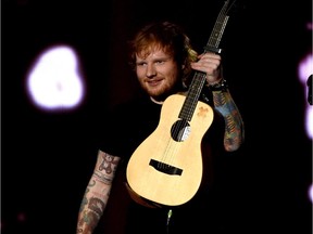 Ed Sheeran performed at the CTC Wednesday night.